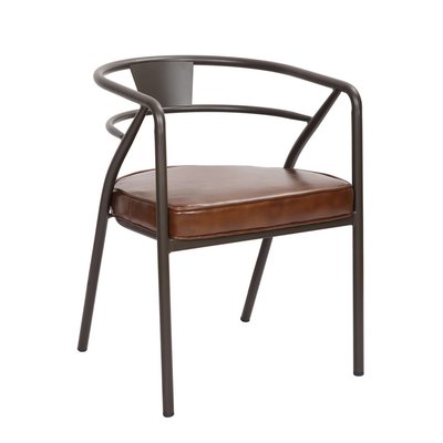 Fauteuil confort simili cuir - BRASSERIE MATHI DESIGN
