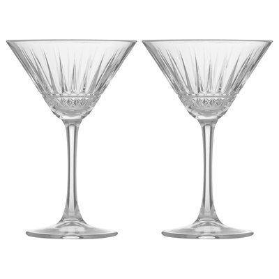 Set of 2 Winchester Martini Glasses RAVENHEAD