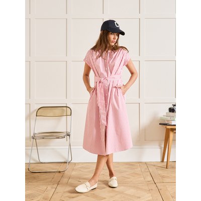 Robe-chemise sans manches coton rayé CYRILLUS