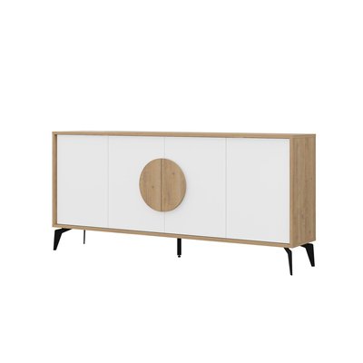 Buffet 4 portes avec pieds en métal L180 cm - VAE CALICOSY