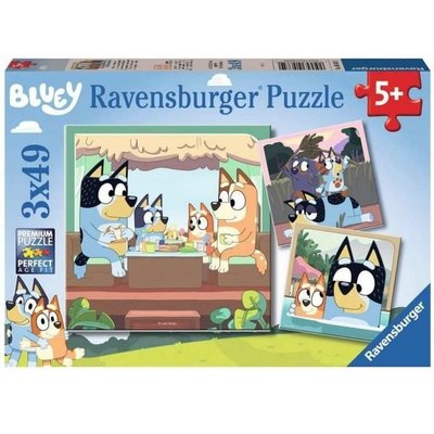 Puzzle Les aventures de Bluey 3x49 pcs RAVENSBURGER