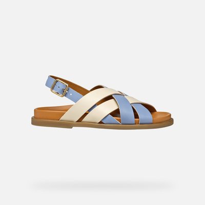 Sandales plates en cuir Adelash GEOX