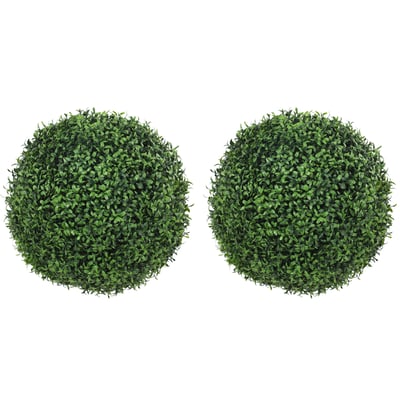 Topiaires artificielles PE Vert HOMCOM