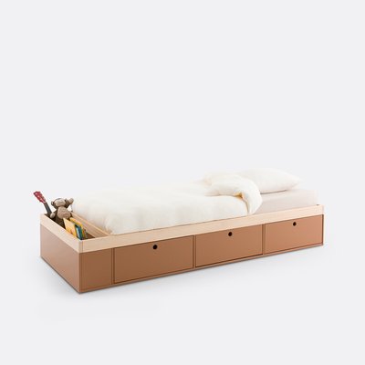 Lit en pin avec tiroirs de rangement, Bloky LA REDOUTE INTERIEURS
