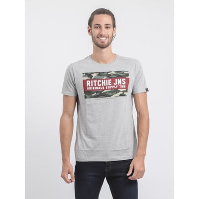 T-shirt Col Rond Pur Coton Jardin RITCHIE