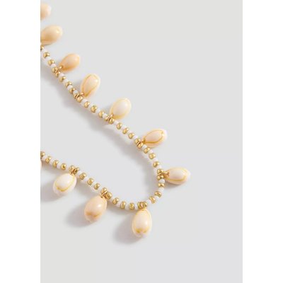 Colliers perles coquillages MANGO TEEN