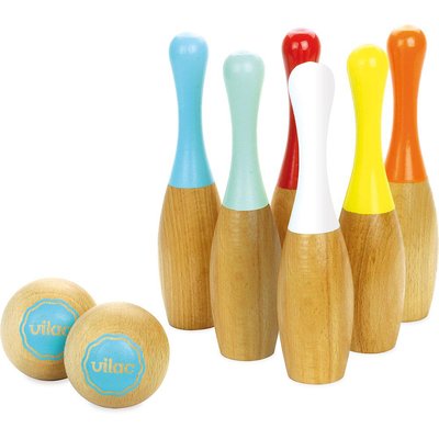 Jeu de quilles bowling bicolores VILAC