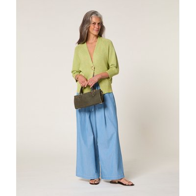 Gilet ouvert en coton chiné RODIER