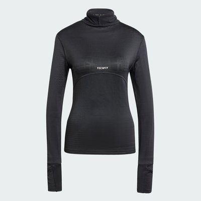 T-shirt manches longues col cheminée TECHFIT COLD.RDY adidas Performance