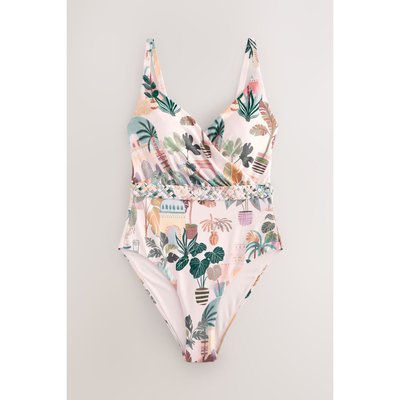 Maillot de bain pigeonnant effet ventre plat NEXT
