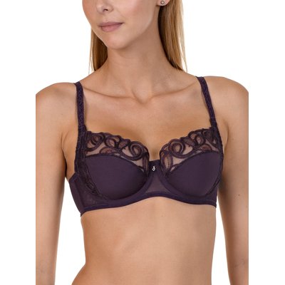 Soutien-gorge armaturé FÉLINE prune LISCA