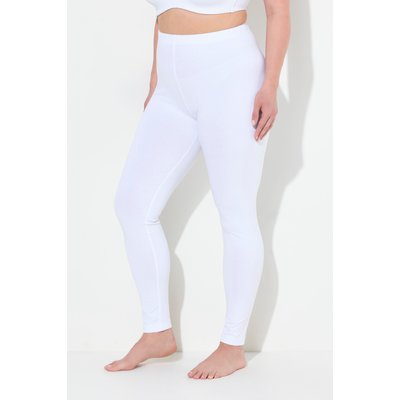 Legging en coton avec taille élastique ULLA POPKEN