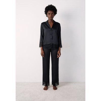 Chemise de pyjama satinée détails dentelle RENCONTRE ETAM