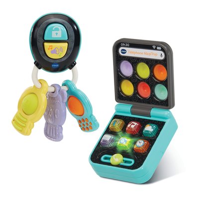 Coffret clefs + Telephone magi pop VTECH