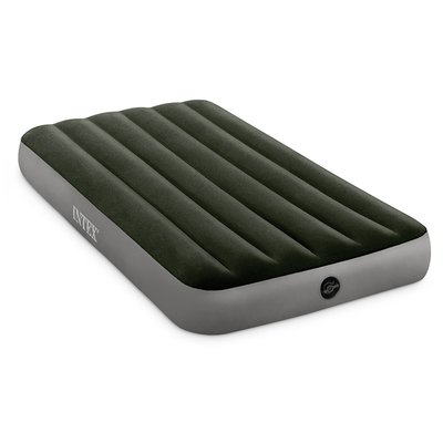 Matelas  Downy Prestige + gonfleur à piles - 1 place INTEX