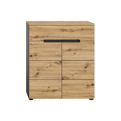 Meuble à chaussures 2 portes et 1 tiroir L80 cm - CANU CALICOSY