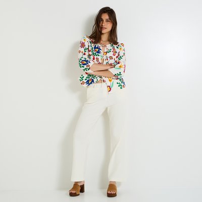 Pantalon large en maille GRAIN DE MALICE