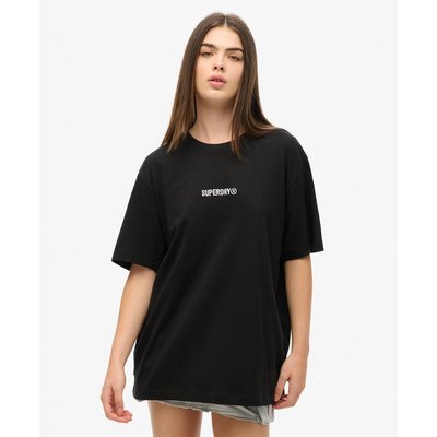 T-shirt ample Micro Logo Graphic SUPERDRY