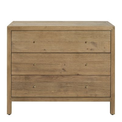 Commode chêne recyclé 100x45x83 BLANC D’IVOIRE