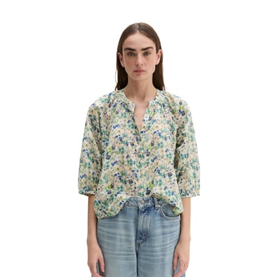Blouse imprimée relaxed en voile de coton imprimé MARC O'POLO