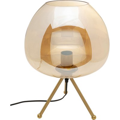 Lampe en verre et acier, SPHERE KARE DESIGN