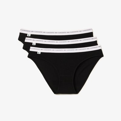 Lot de 3 culottes coton stretch LACOSTE