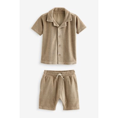 Short et chemise à manches courtes en éponge NEXT