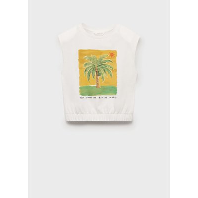 T-shirt sans manches imprimé MANGO KIDS