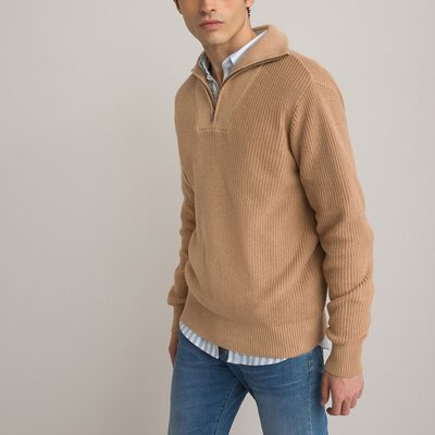 Pull col montant en grosse maille LA REDOUTE COLLECTIONS