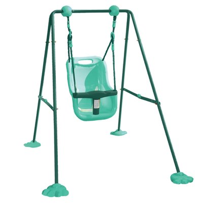 Balançoire Soulet pliante extérieur bébé 6 à 24 mois en acier galvanisé vert menthe SOULET