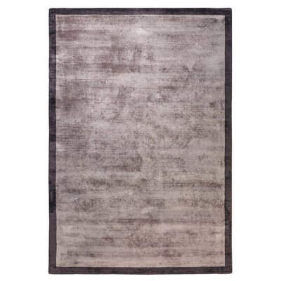 Distressed Hand Woven Viscose Border Rug SO'HOME