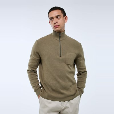 Pull col camionneur en mélange coton et cachemire MONOPRIX