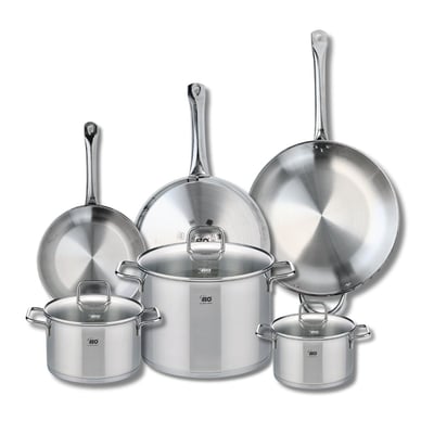 3 poêles 24/28/32cm + 3 faitouts 16/20/26cm PROFI CITRIN ELO