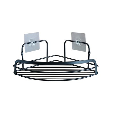 Panier d'angle de douche noir DOUCEUR D'INTÉRIEUR