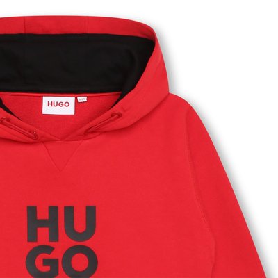 Sweat-shirt à capuche et poche HUGO KIDSWEAR