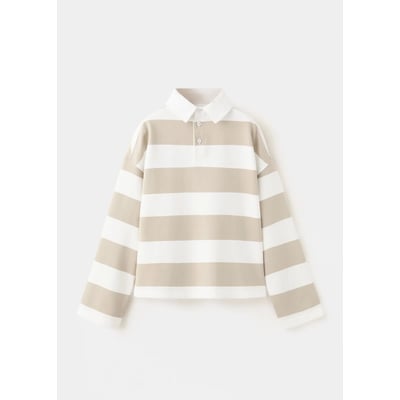 Sweat polo rayures oversize MANGO KIDS