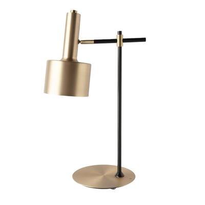 Lampe de bureau en aluminium doré et acier noir ANGEL CERDA