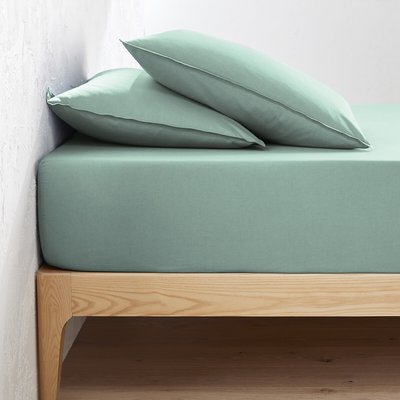 Fixleintuch Scenario aus vorgewaschener Baumwolle, Steg 30 cm LA REDOUTE INTERIEURS