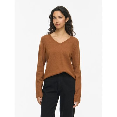 Pull col v en fine maille VILA