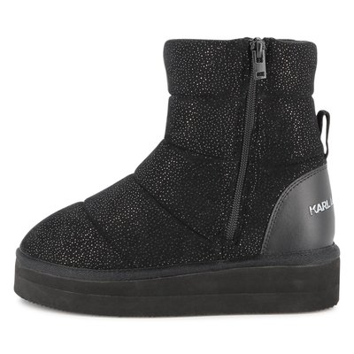 Bottine en textile pailleté KARL LAGERFELD KIDS