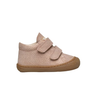 Chaussons premiers pas en suède lamé COCOON VL NATURINO