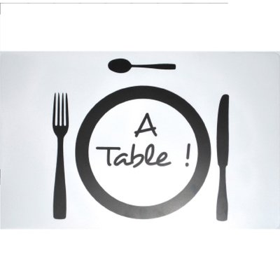 Set de table transparent A table DOUCEUR D'INTÉRIEUR