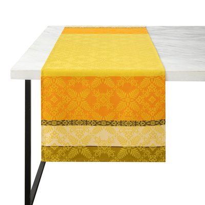Chemin de table en Coton, MUMBAI LE JACQUARD FRANCAIS