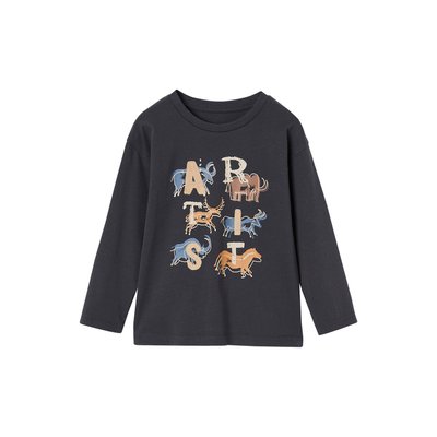 Tee-shirt préhisto artiste détails brodés VERTBAUDET
