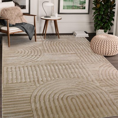 Tapis salon et chambre tissé motif géométrique CERABI UN AMOUR DE TAPIS