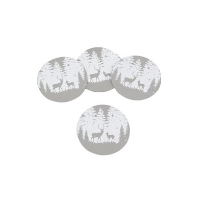Sous-verre en vinyle Cerf (lot de 4) AUBRY GASPARD