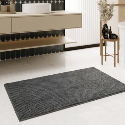 Tapis de bain uni, pratique, fonctionell, doux , BALU WECON HOME