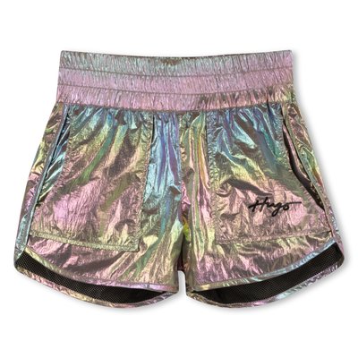 Short froissé effet iridescent HUGO KIDSWEAR