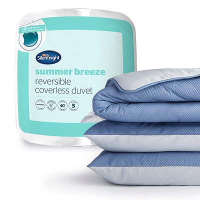 Summer Breeze Seersucker 2.5 Tog Coverless Duvet and Pillowcase Set SILENTNIGHT