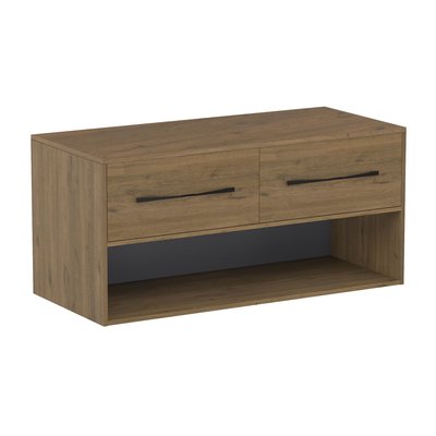 Meuble de salle de bain  avec rangement + plan vasque à poser  GALAXY ALLIBERT
